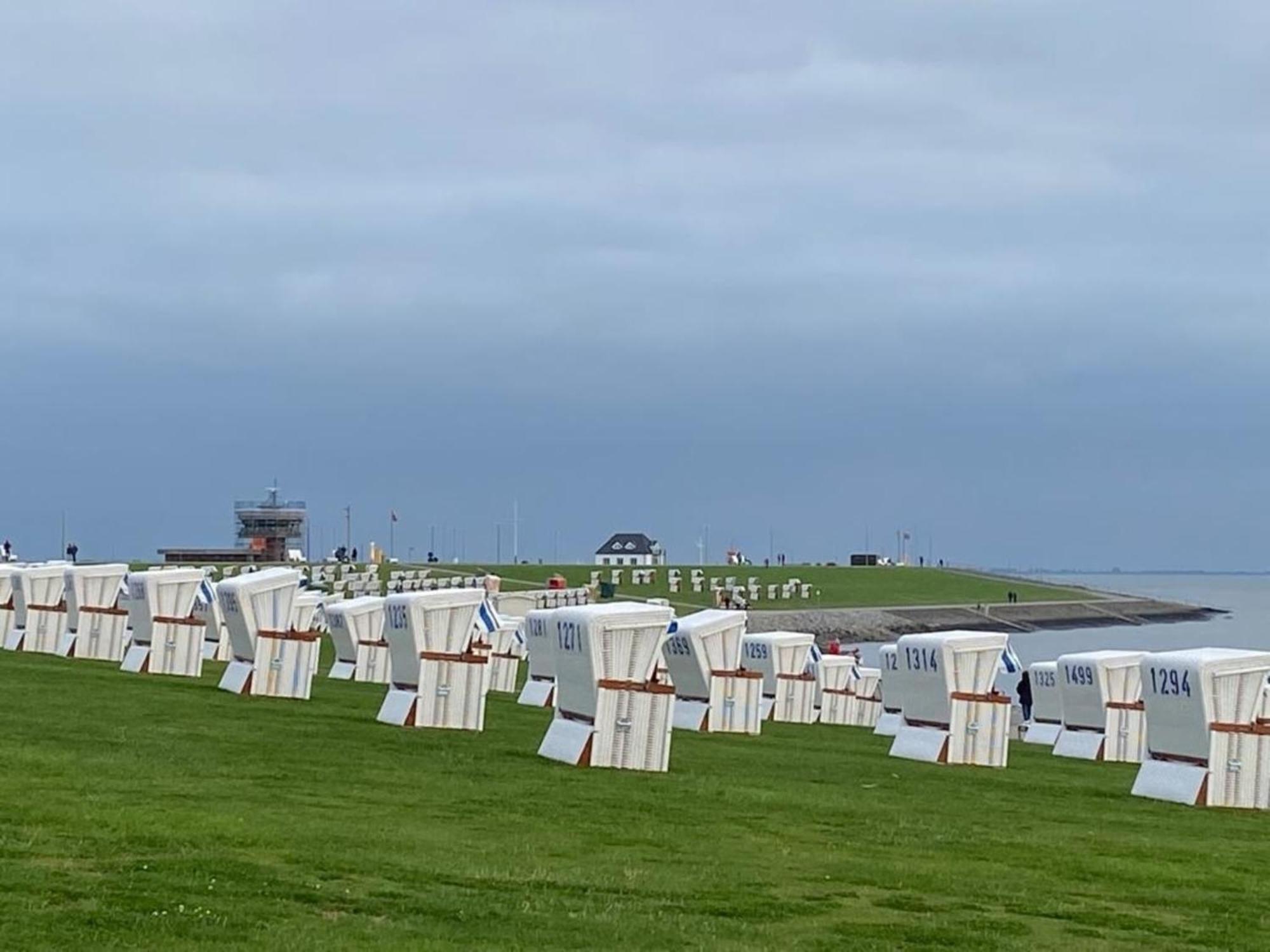 Strandkorb Buesum Exklusiv,Hafennaehe Екстериор снимка